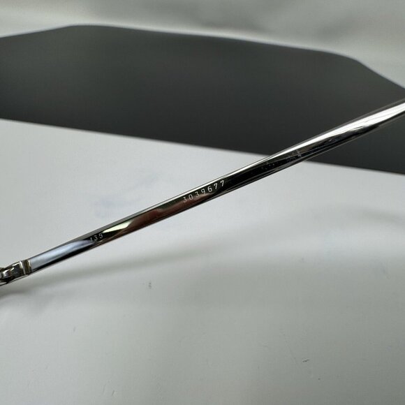 Cartier rimless metal optical Eyeglasses Frame Shiny Silver - Picture 13 of 16